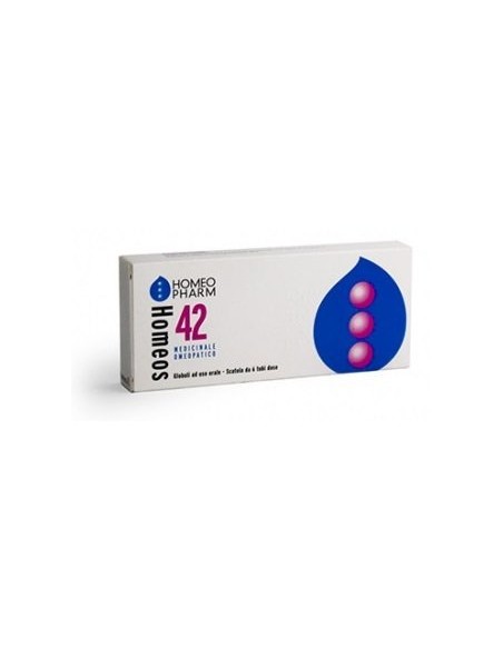 Homeos 42 Omeopatico 6 Tubi 1 g